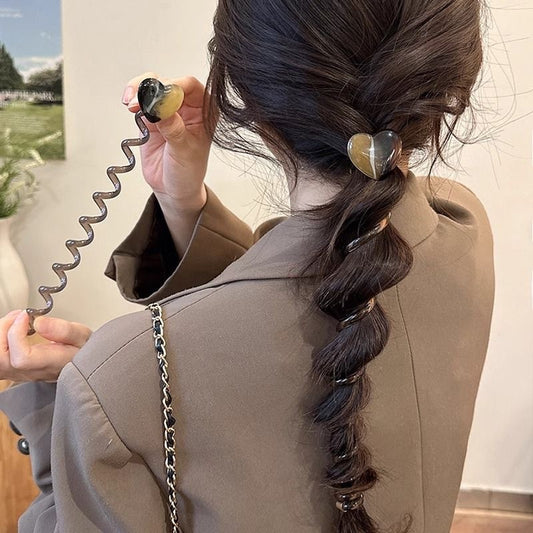 Elegant Spiral Hair Tie -