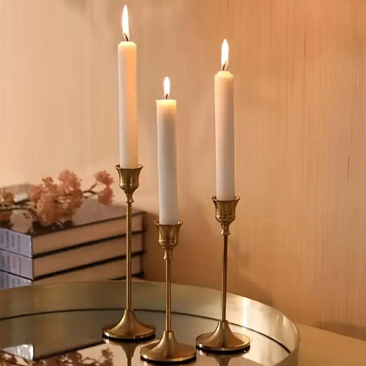 3-Pcs Metal Candle Holder