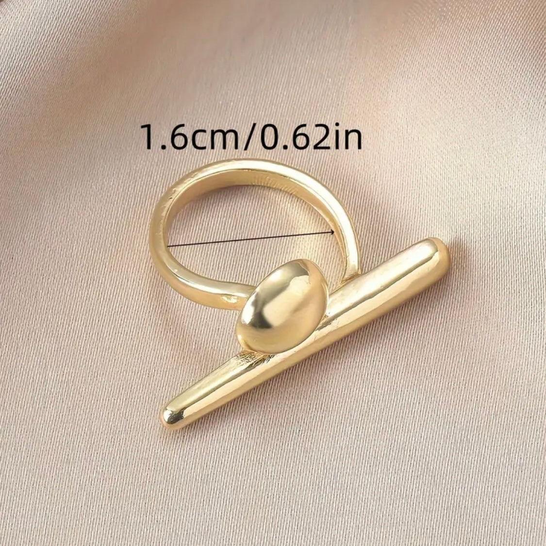 Elegant Vintage Stainless Steel Ring