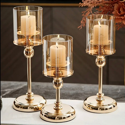 3pc Center Table Candle Stand