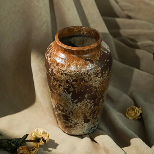 Vintage Terracotta Ceramic Vase