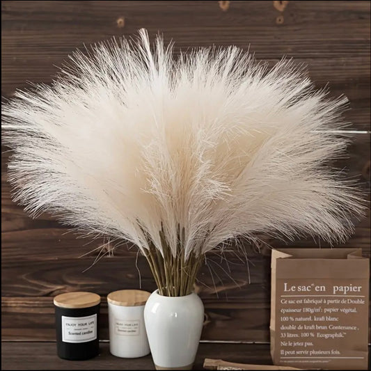 10pcs Simulated Pampus Grass